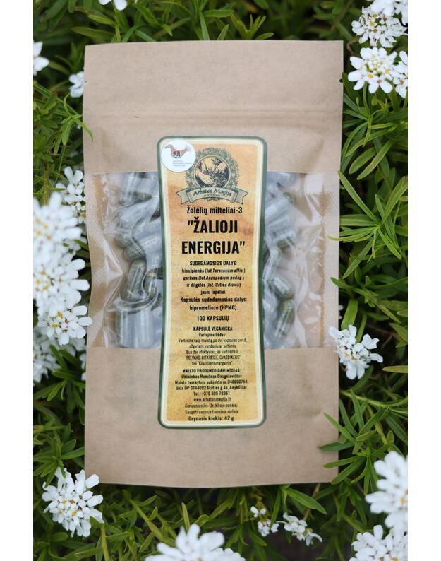 Kapsulės "ŽALIOJI ENERGIJA"