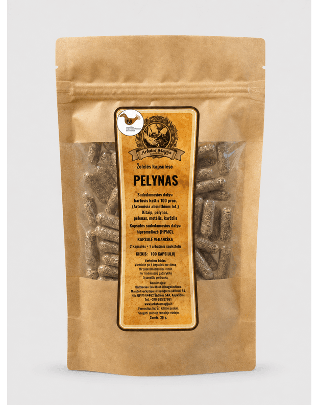 KAPSULĖS  "PELYNAS"