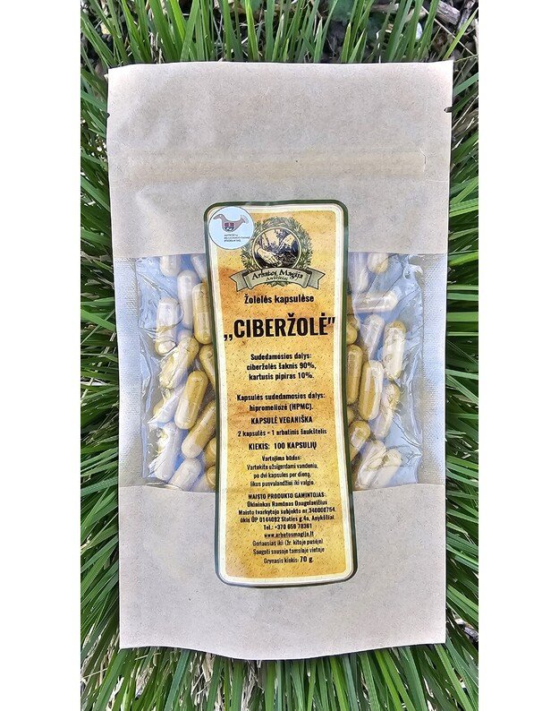 KAPSULĖS "CIBERŽOLĖ"
