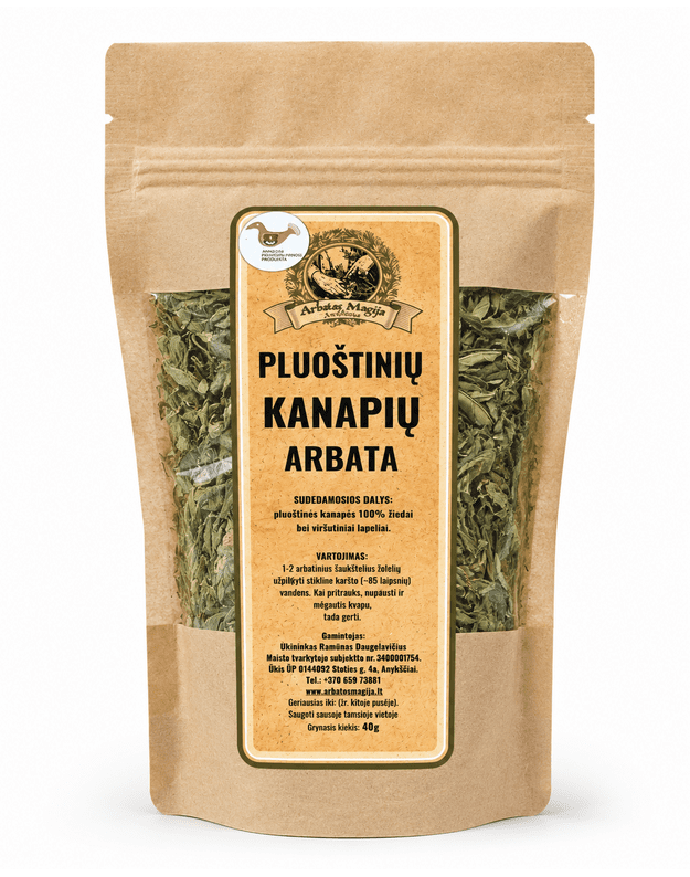 Pluoštinių KANAPIŲ arbata