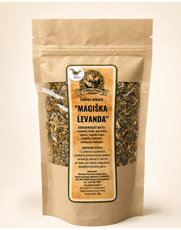 Žolelės arbatai "MAGIŠKA LEVANDA" 