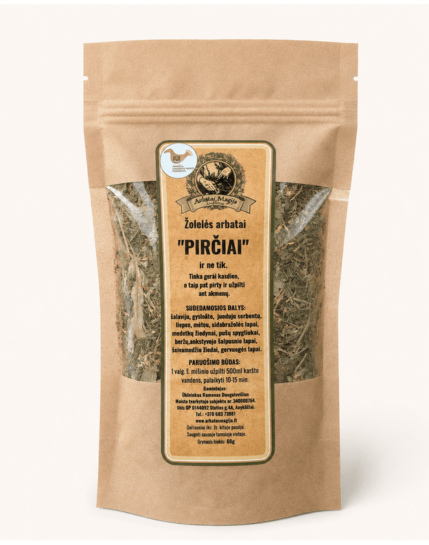  Žolelės arbatai „PIRČIAI“