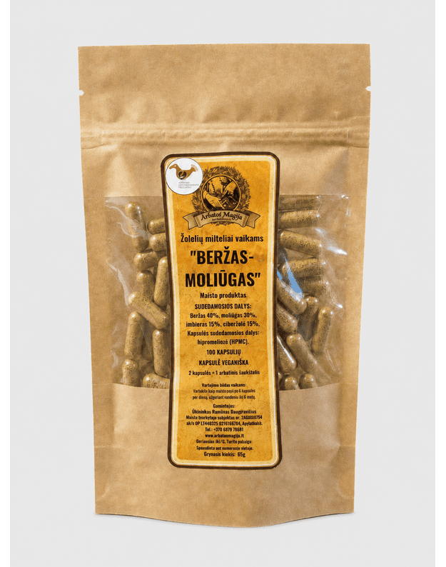 KAPSULĖS VAIKAMS  "BERŽAS-MOLIŪGAS"